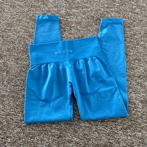 NVGTN Ocean Blue Contour Seamless Leggings